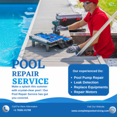 Best swimming pool repair service provider in Las Vegas/Henderson !


When it comes to maintaining the beauty, safety, and functionality of your swimming pool, you need a reliable swimming pool repair service you can trust. At Complete Pool Servicing, we take pride in being the best swimming pool repair company for commercial and residentials use in Las Vegas and Henderson. Whether you need regular maintenance or urgent repairs, our experienced team ensures your pool stays in pristine condition all seasons every time.  

Visit our website for more information : https://completepoolservicing.com/pool-repairs/