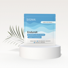 EndureX Melts are a fast-acting, discreet solution for improved sexual performance. Each melt contains 50 mg of Sildenafil Citrate, a clinically proven ingredient that boosts blood flow to support firm, long-lasting erections. Designed to reduce performance anxiety and enhance stamina, EndureX Melts provide quick, reliable results for lasting confidence in the bedroom.