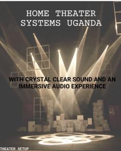 GadgetCraze.ug offers a diverse selection of home theater systems in Uganda, designed to elevate your audio-visual experience. Featuring top brands and cutting-edge technology, their systems deliver rich sound and stunning visuals. Enjoy cinema-quality entertainment at home with reliable delivery and secure payment options.