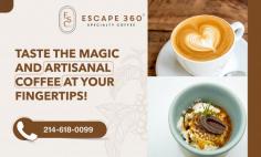 Indulge in the City’s Best Coffee Delights!	

Looking for the most satisfying cup of coffee? Search for the best coffee cafe in Dallas where quality and taste go hand in hand. You will find a calm environment with outstanding service as you enjoy perfectly made drinks. Come in for your coffee cup and more! Visit Escape 360 Cafe today!
