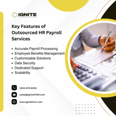 Ignite HCM offers efficient outsourced HR payroll services designed to simplify payroll management and ensure compliance. Key features include accurate payroll processing, seamless tax filing, and employee benefits management. Our services are fully customizable, scalable, and integrate with time and attendance systems for streamlined operations. With advanced data security measures and expert guidance, Ignite HCM minimizes compliance risks and reduces administrative burdens. Businesses benefit from cost savings, improved accuracy, and dedicated support, allowing them to focus on growth while we handle their payroll and HR needs. Partner with Ignite HCM for reliable and efficient payroll solutions.
For More Info: https://www.ignitehcm.com/solutions/ignite-productivity
Contact: +1 301-674-8033
Email : sales@IgniteHCM.com