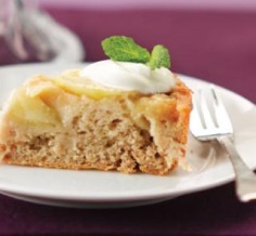 Apple and almond upside-down cake | Australian Healthy Food Guide
