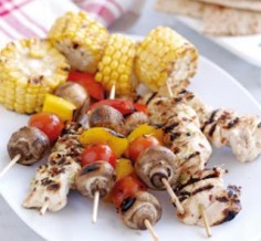 Lime-chilli chicken skewers | Australian Healthy Food Guide