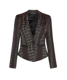 Streaked Houndstooth Jacket by Cue