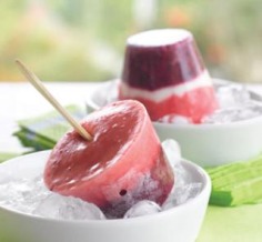 Double creamy berry ices | Australian Healthy Food Guide