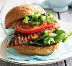 Tandoori chicken burger | Australian Healthy Food Guide
