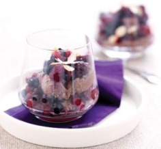 Layered berry and chocolate mousse cups | Australian Healthy Food Guide