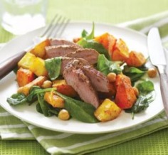 Spiced lamb with roasted vegetables | Australian Healthy Food Guide