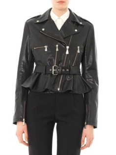 Peplum leather jacket | McQ Alexander McQueen | MATCHESFASHION...