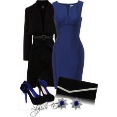 Blue Winter 2013 Outfits for Women by Stylish Eve