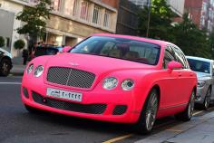 hot pink Bentley ;)