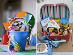 children's table at wedding reception | kids goody bag box and favour ideas at weddings