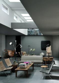 Dark modern interior