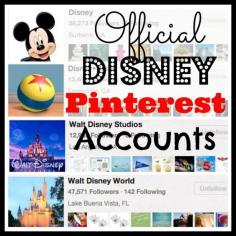 23 Official #Disney Pinterest Accounts and Boards