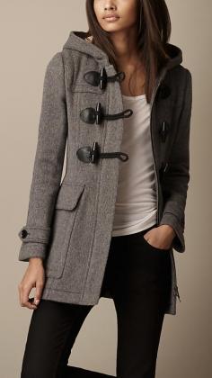 Wool Fitted Duffle Coat