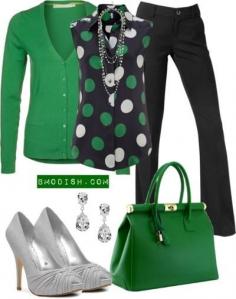work outfits. Honestly,  I just like this, because it's my favorite shade of greeeen!