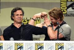 Awww. | Chris Hemsworth Flexes Biceps, Humiliates The Avengers