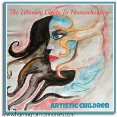Homeschooling an Artistic Child: some great tips, suggestions and resources for your child that loves to create | www.thecharlottem...