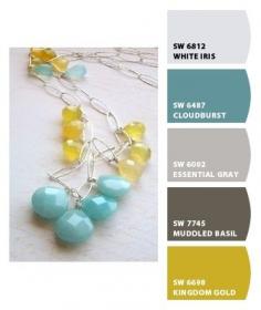 Like this colour combo for a living room. Paint colors from Chip It! by Sherwin-Williams