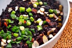 Balsamic Shiitake Rice Salad #glutenfree