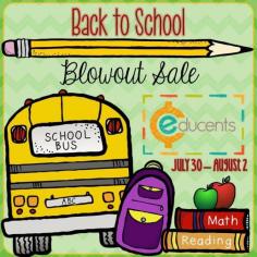 Educents Back to School sale: www.Educents.com/...