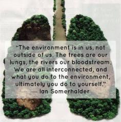 Ian Somerholder....actor, environmentalist and animal rights activist who backs it all up with his Foundation