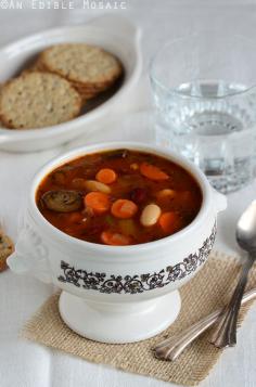 Two-Bean Vegetable Soup Recipe