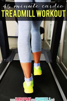 45 Minute Treadmill Workout with Intervals!