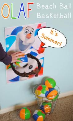 Olaf Inspired "What Frozen Things Do in Summer" Party Games