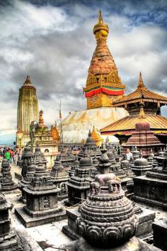 Swayambunath Stupa, wonderful Nepal.