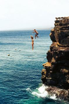 take the leap // #planetblue #beachbum