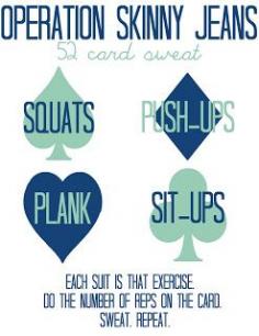 Deck of Cards Workout