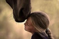 Just a girl and her horse