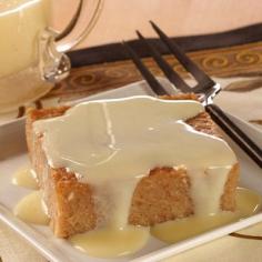 Honduran Yucca Cake with Sweet Milk Sauce