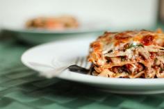 Weeknight Spinach, Mushroom and Turkey Lasagna | Heather's Dish