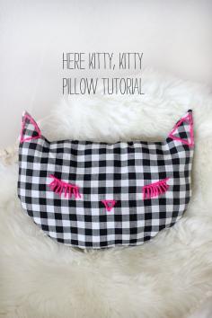 Kitty Pillow Tutorial