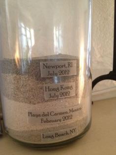 Collect sand from every beach vacation