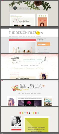 Working on a website and love to get inspired by these beautiful blog designs!