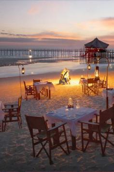 Romantic beach dinner - Fundu Lagoon, Pemba Island, Zanzibar, Tanzania