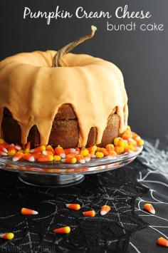 Pumpkin Cream Cheese Bundt Cake