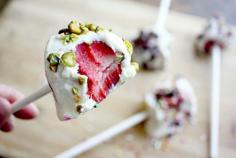 Frozen Yogurt Covered Fruit Pops! Perfect for healthy summer snacks
