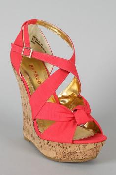 Coral wedges- super cute and this website is now one of my favorites! Cheap wedges around $20 and maxi skirts galore!!! Alysia you would love this website!
