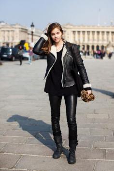 fashion streetstyle photo_Barbara Palvin _street style _Models Off Duty | Global Street Snap-Fashion tumblr Street Style blogs