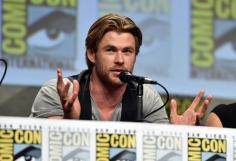 This is Chris Hemsworth. You probably know him as the actor who plays Thor. | Chris Hemsworth Flexes Biceps, Humiliates The Avengers