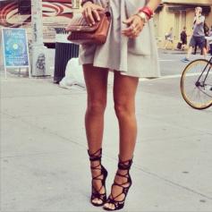 Giuseppe Zanotti lace up suede gladiator heels! To die for!!