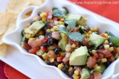 Corn and black bean salsa... my favorite!