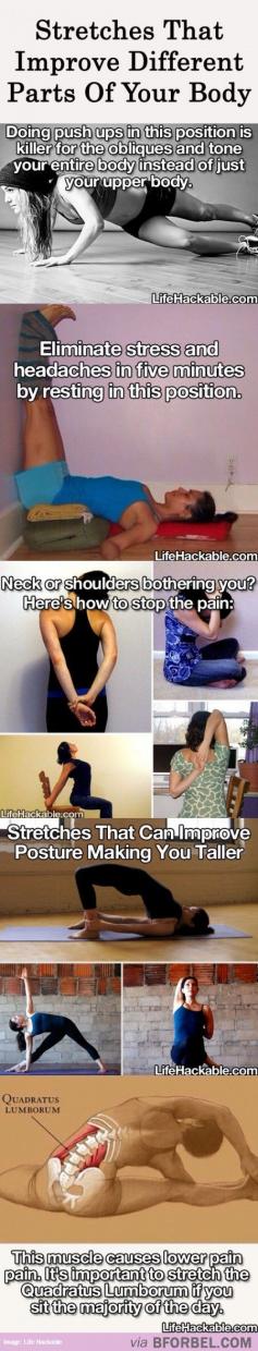 Types Of Stretches That Improve Different Parts Of Your Body
