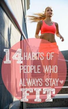 14 Habits of People Who Always Stay Fit // #pinaholicmyrie