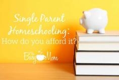 Affording to homeschool as a single parent | thebusymom.com