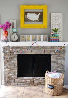 Love this fireplace